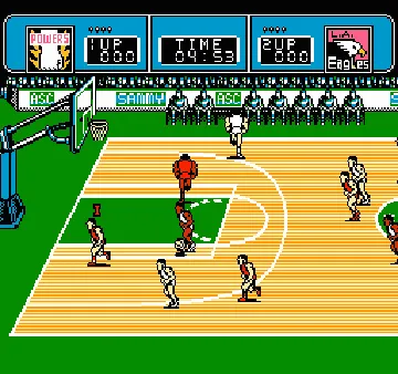 Taito Basketball (Japan) screen shot game playing